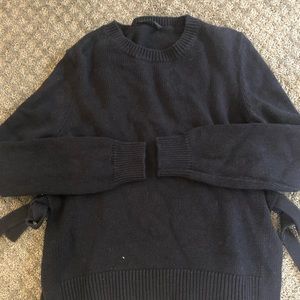 Jenni Kayne crew tie side sweater
